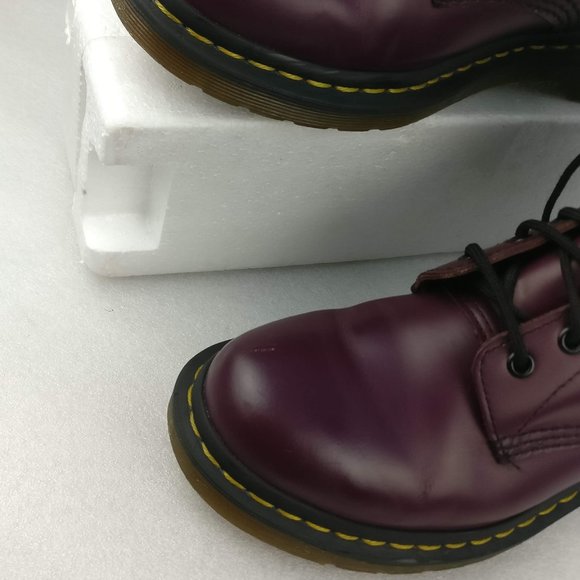 Dr. Martens Docs 1460 Pascal Boots Eggplant Purple Air Wair Bouncing Sole 39/8us - Picture 7 of 10
